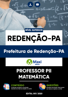 Apostila Prefeitura de Redenção-PA - Professor PII – Matemática