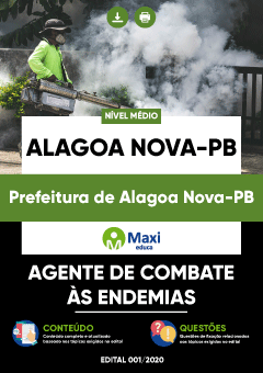 Apostila Prefeitura de Alagoa Nova-PB - Agente de Combate às Endemias