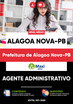 Apostila Prefeitura de Alagoa Nova-PB - Agente Administrativo
