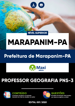 Apostila Prefeitura de Marapanim-PA - Professor Geografia PNS-3