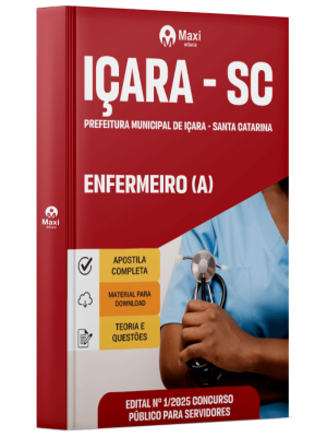 Apostila Prefeitura Içara - SC - 2025 - Enfermeiro (a)