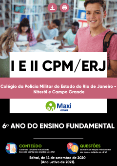 Apostila  I e II CPM/ERJ 2022 - 6º ano do Ensino Fundamental