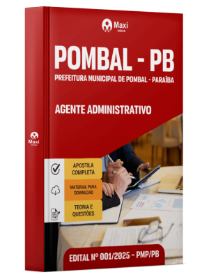 Apostila Prefeitura de Pombal - PB - Agente Administrativo