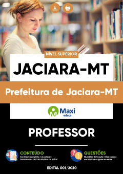 Apostila Prefeitura de Jaciara-MT - Professor