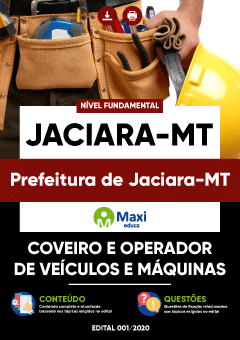 Apostila Prefeitura de Jaciara-MT - Coveiro e Operador de Veículos e Máquinas