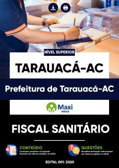 Apostila Prefeitura de Tarauacá-AC - Fiscal Sanitário
