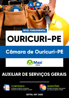 Apostila Câmara de Ouricuri-PE - Auxiliar de Serviços Gerais