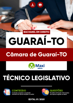 Apostila Câmara de Guaraí-TO - Técnico Legislativo