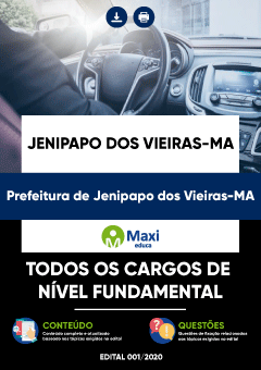 Apostila Prefeitura de Jenipapo dos Vieiras-MA - Todos os Cargos de Nível Fundamental