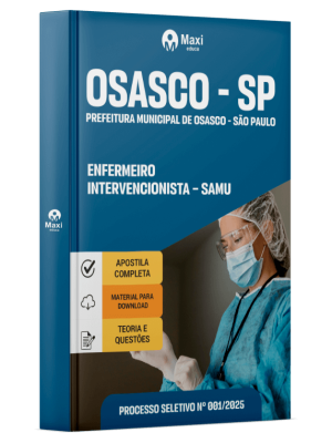 Prefeitura de Osasco - SP - Enfermeiro Intervencionista – SAMU