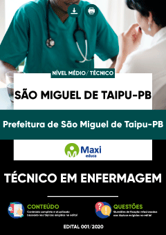 Apostila Prefeitura de São Miguel de Taipu-PB - Técnico em Enfermagem