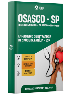 Prefeitura de Osasco - SP - Enfermeiro de Estratégia de Saúde da Família – ESF