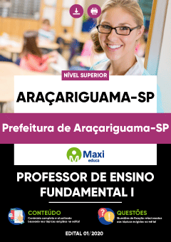 Apostila Prefeitura de Araçariguama-SP - Professor de Ensino Fundamental I