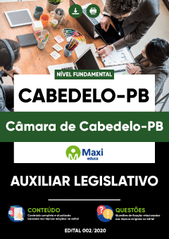 Apostila Câmara de Cabedelo-PB - Auxiliar Legislativo