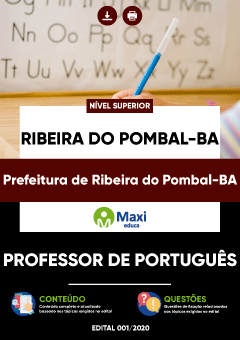 Apostila Prefeitura de Ribeira do Pombal-BA - Professor de Português