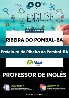 Apostila Prefeitura de Ribeira do Pombal-BA - Professor de Inglês