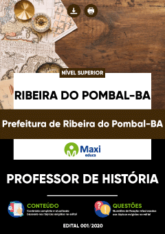 Apostila Prefeitura de Ribeira do Pombal-BA - Professor de História