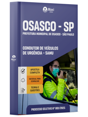 Prefeitura de Osasco - SP - Condutor de Veículos de Urgência – SAMU