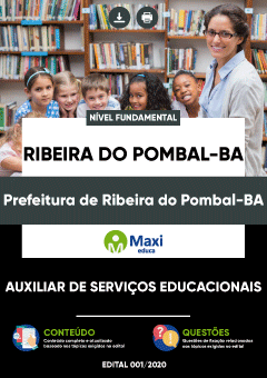 Apostila Prefeitura de Ribeira do Pombal-BA - Auxiliar de Serviços Educacionais