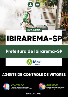 Apostila Prefeitura de Ibirarema-SP - Agente de Controle de Vetores