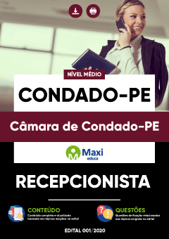 Apostila Câmara de Condado-PE - Recepcionista