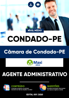 Apostila Câmara de Condado-PE - Agente Administrativo