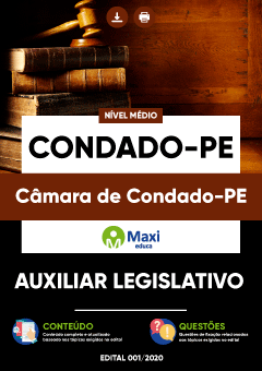 Apostila Câmara de Condado-PE - Auxiliar Legislativo