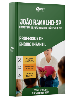 Apostila Prefeitura de João Ramalho - SP -  2026 - Professor de Ensino Infantil
