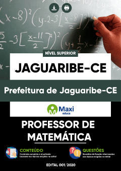 Apostila Prefeitura de Jaguaribe-CE - Professor de Matemática