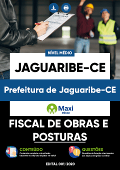 Apostila Prefeitura de Jaguaribe-CE - Fiscal de Obras e Posturas