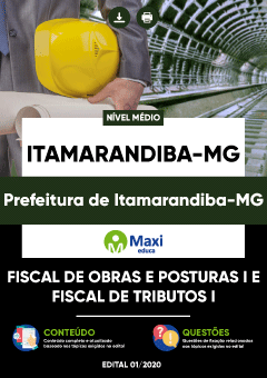 Apostila Prefeitura de Itamarandiba-MG - Fiscal de Obras e Posturas I e Fiscal de Tributos I