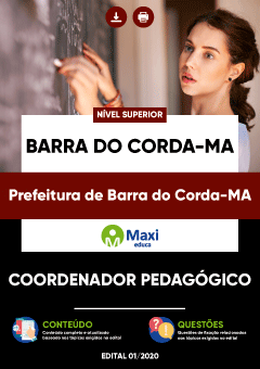 Apostila Prefeitura de Barra do Corda-MA - Coordenador Pedagógico