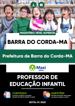 Apostila Prefeitura de Barra do Corda-MA - Professor de Educação Infantil