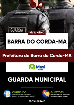 Apostila Prefeitura de Barra do Corda-MA - Guarda Municipal