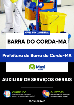 Apostila Prefeitura de Barra do Corda-MA - Auxiliar de Serviços Gerais