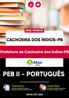 Apostila Prefeitura de Cachoeira dos Índios-PB - Professor da Educação Básica I - Professor da Educação Básica II - Português