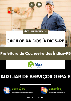 Apostila Prefeitura de Cachoeira dos Índios-PB - Auxiliar de Serviços Gerais