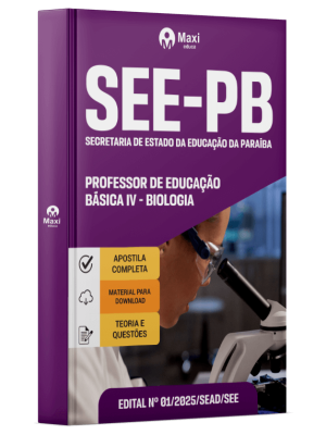 Apostila SEE-PB -Secretaria de Estado da Educação da Paraíba - Professor de Educação Básica IV - Biologia