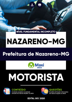 Apostila Prefeitura de Nazareno-MG - Motorista