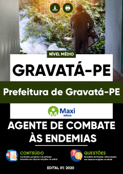 Apostila Prefeitura de Gravatá-PE - Agente de Combate às Endemias