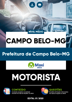 Apostila Prefeitura de Campo Belo-MG - Motorista