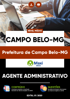 Apostila Prefeitura de Campo Belo-MG - Agente Administrativo