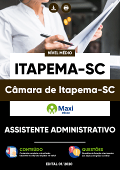 Apostila Câmara de Itapema-SC - Assistente Administrativo