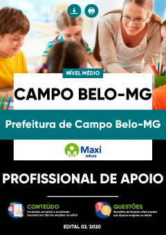 Apostila Prefeitura de Campo Belo-MG - Profissional de Apoio