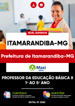 Apostila Prefeitura de Itamarandiba-MG - Professor da Educação Básica II - 1º ao 5º Ano