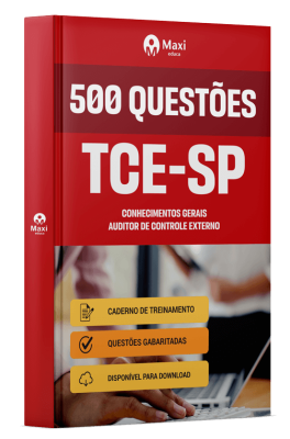Caderno 500 questões gabaritadas - TCE-SP 2025 - Auditor de Controle Externo