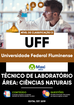 Apostila Universidade Federal Fluminense - UFF - Técnico de Laboratório - Área: Ciências Naturais