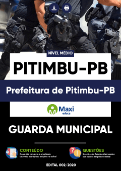 Apostila Prefeitura de Pitimbu-PB - Guarda Municipal
