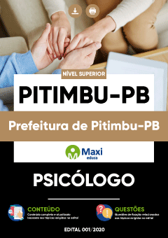 Apostila Prefeitura de Pitimbu-PB - Psicólogo