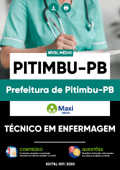 Apostila Prefeitura de Pitimbu-PB - Técnico em Enfermagem
